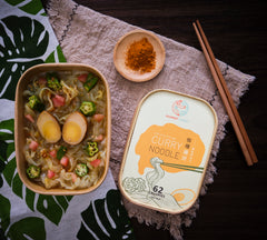 咖喱秋葵玉子湯河 Curry Noodle with okra and egg