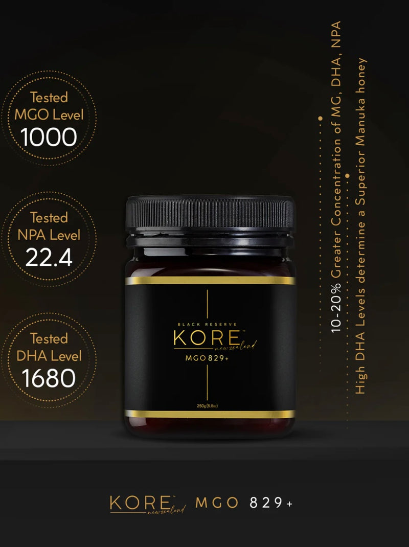 Kore 優質麥蘆卡蜂蜜829+250g Kore Premium 829+ Manuka Honey 250g