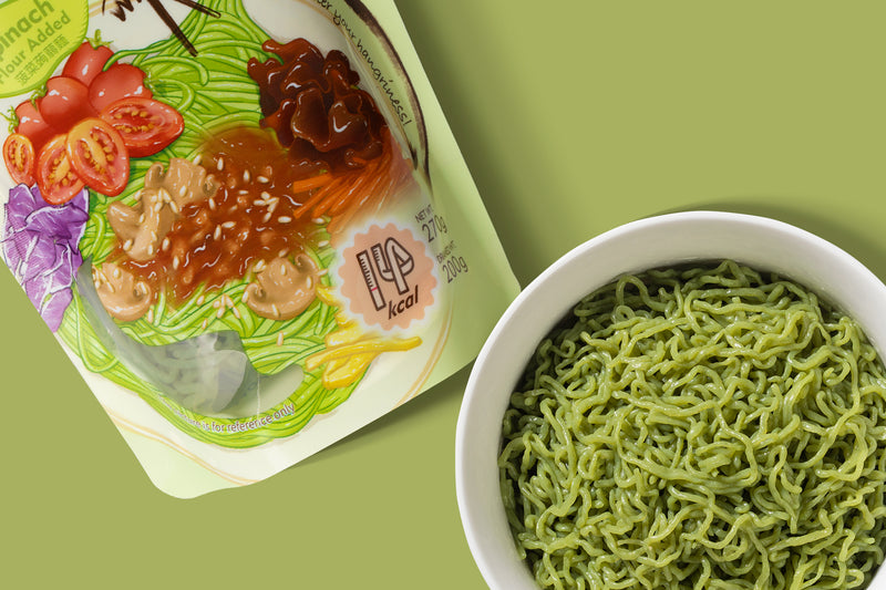 菠菜蒟蒻麵 Spinach Konjac Noodles