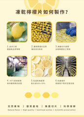 Wonder Lemon 凍乾檸檬片-業務用/家庭裝100g散裝 (約70多片）Freeze-dried Lemon Slices-Catering / Family Pack 100g -Bulk Pack(around 70pcs)